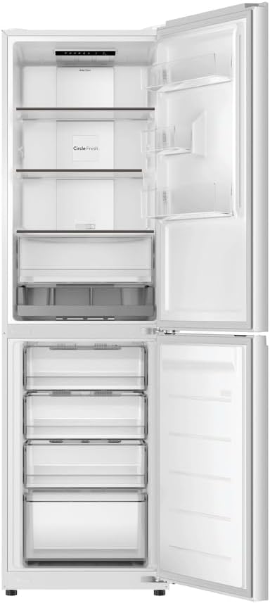 Hoover HONCQ3T518ENWK 185cm 50/50 Total No Frost Fridge Freezer - White - E Rated