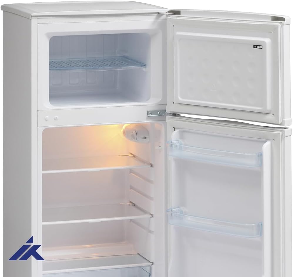 ICE KING 117L Top Mount Fridge Freezer - 4 Star - 48cm Wide - White