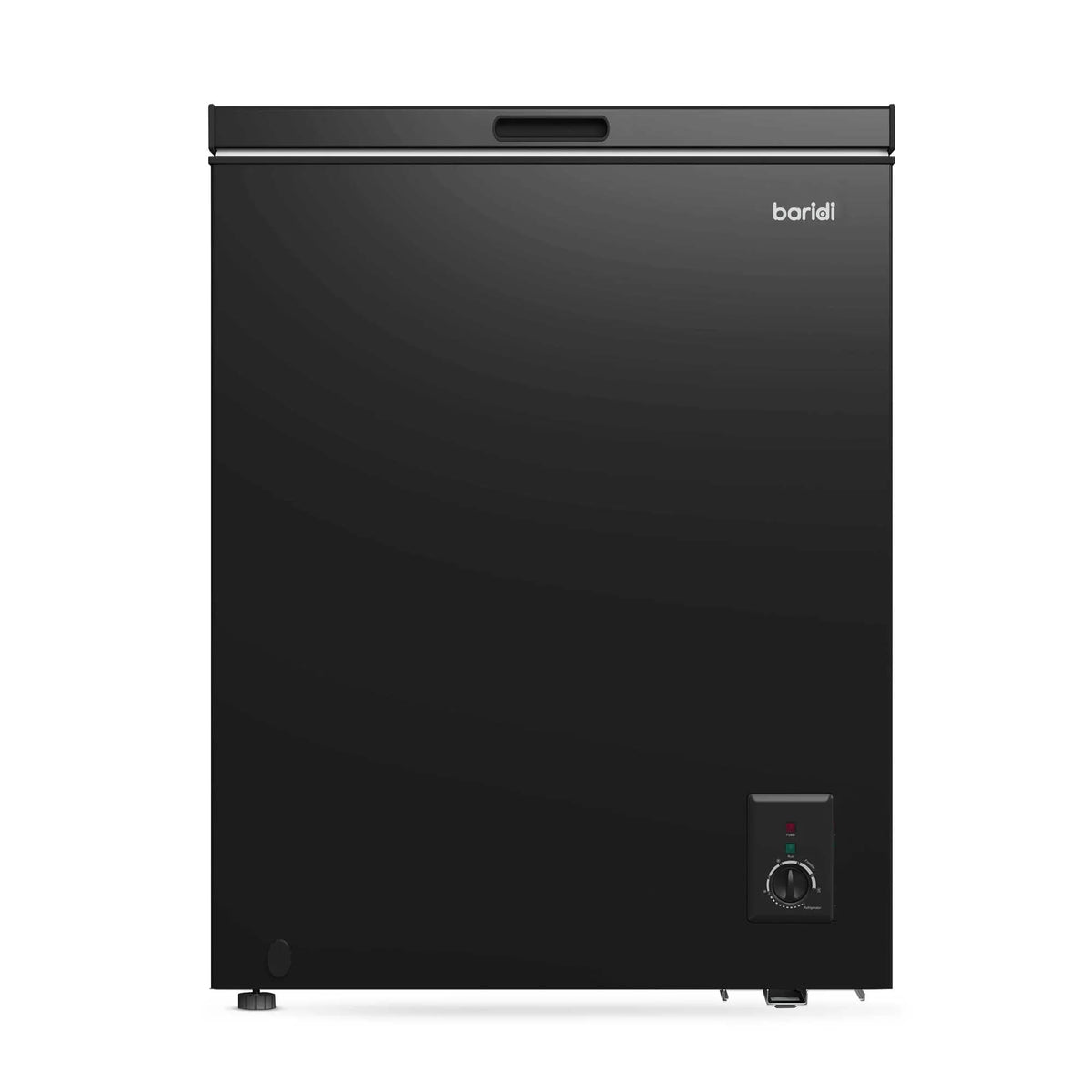 Baridi 142L Freestanding Chest Freezer with Adjustable Thermostat, White - DH120