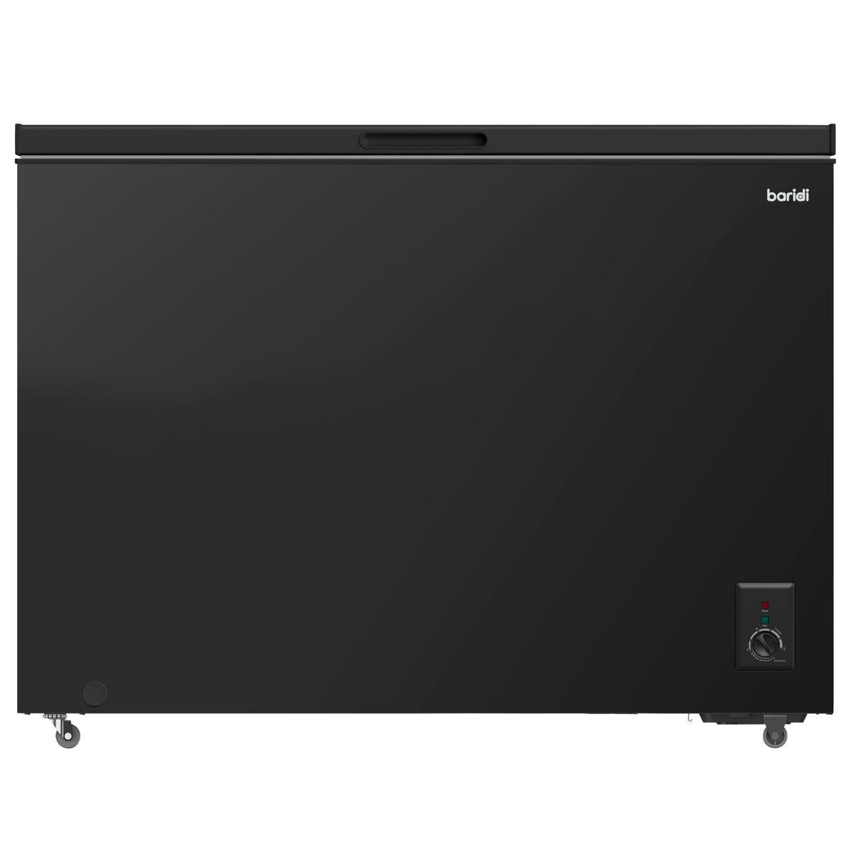 Baridi 142L Freestanding Chest Freezer with Adjustable Thermostat, White - DH120