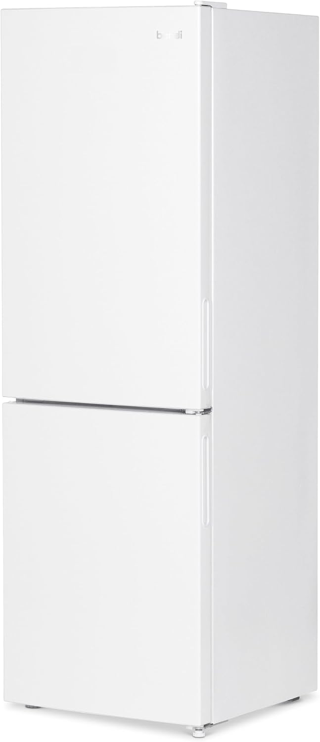 Baridi 47cm 60/40 Fridge Freezer with Adjustable Thermostat, 157L Capacity, White - DH252