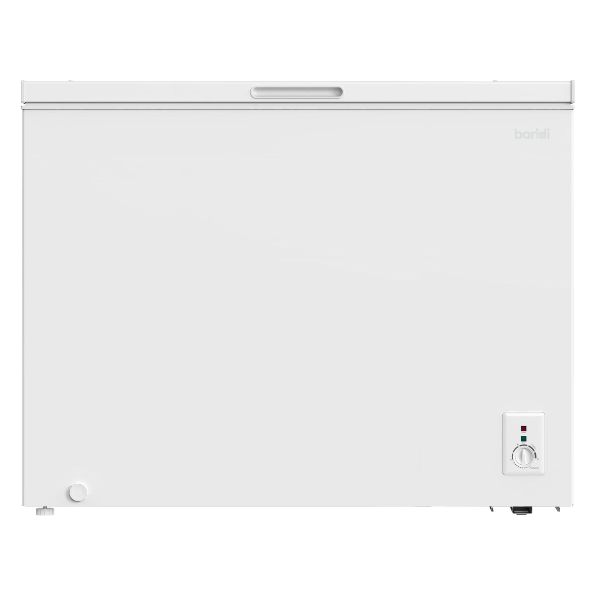 Baridi 142L Freestanding Chest Freezer with Adjustable Thermostat, White - DH120