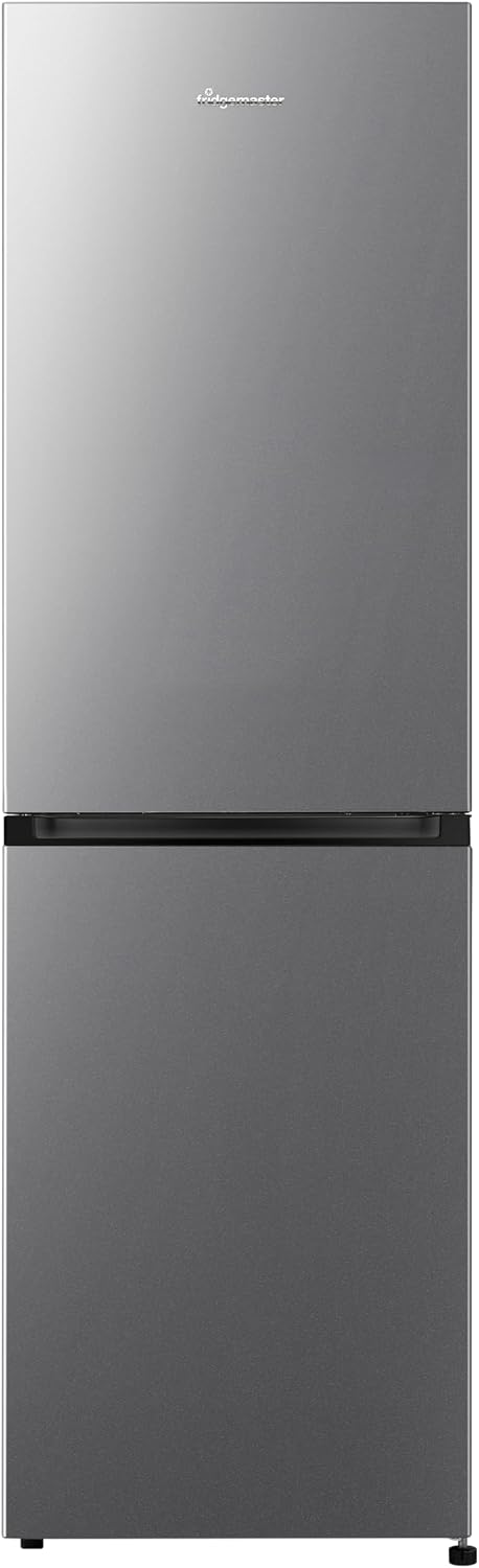 Fridgemaster MC55251DS 182cm 50/50 No Frost Fridge Freezer - Silver - D Rated