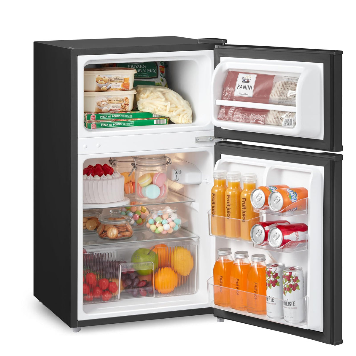 COMFEE' 174L Freestanding Fridge Freezer, Low Frost, RCB169WH2(E)