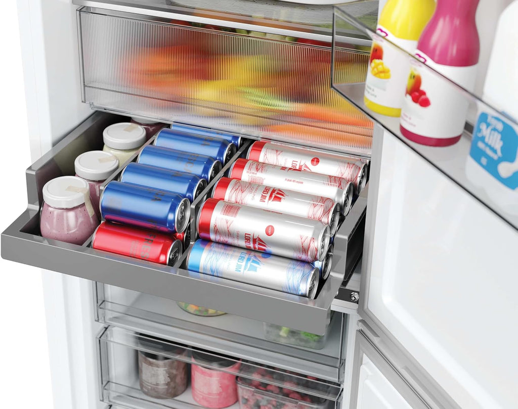 Hoover HONCQ3T518ENWK 185cm 50/50 Total No Frost Fridge Freezer - White - E Rated